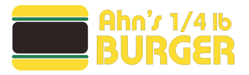 Ahn's Quarter Pound Burger Logo